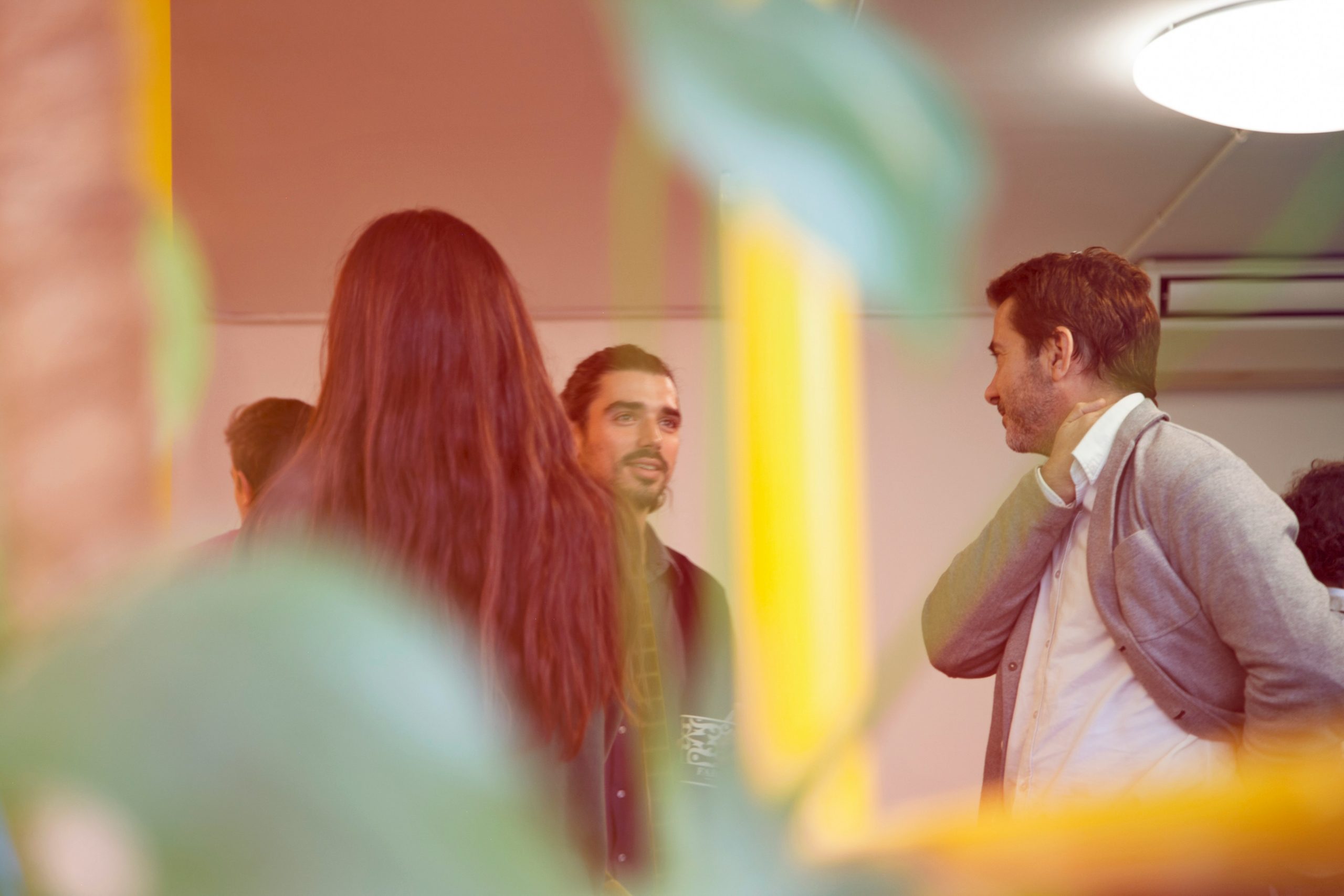 People networking for business